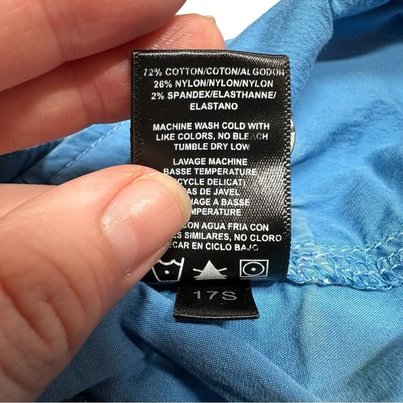 Kuhl Kontra Hiking Short Lightweight Blue Button Back Pockets Womens Size 28 - Picture 7 of 12